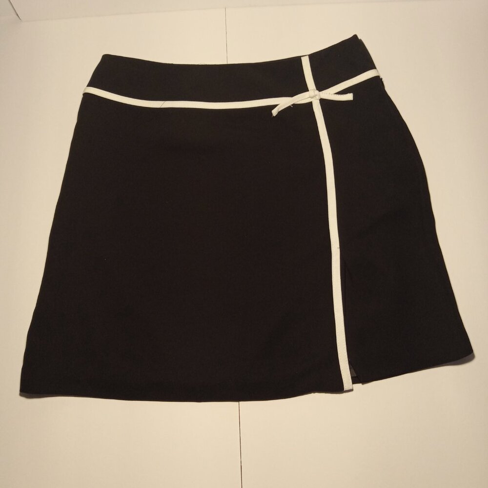 MICHELE  WOMENS BLACK/WHITE SKIRT